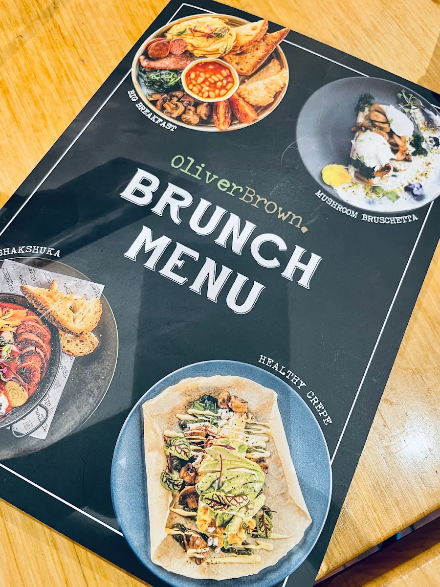 Menu, Oliver Brown