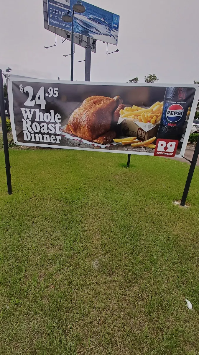 Menu, Red Rooster Runaway Bay