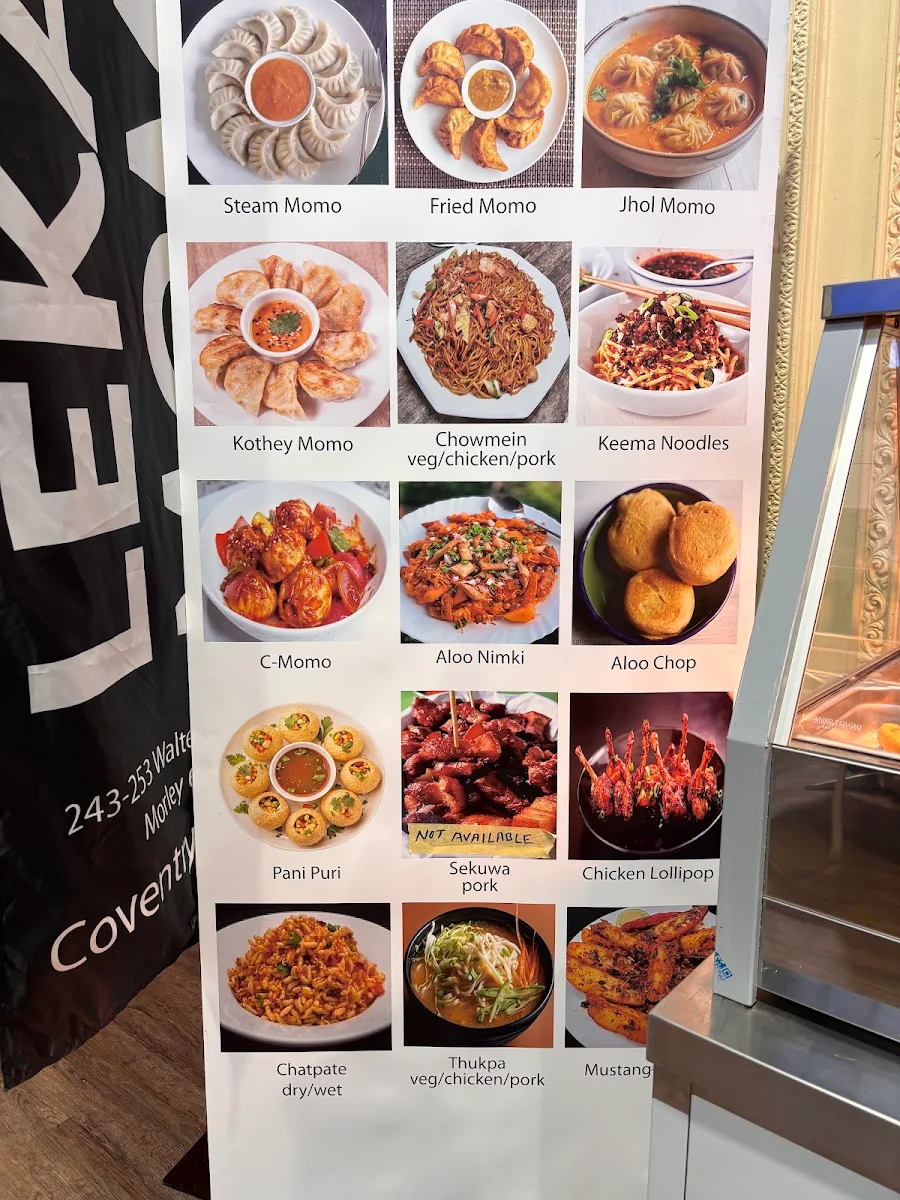 Menu, Lekali Momo