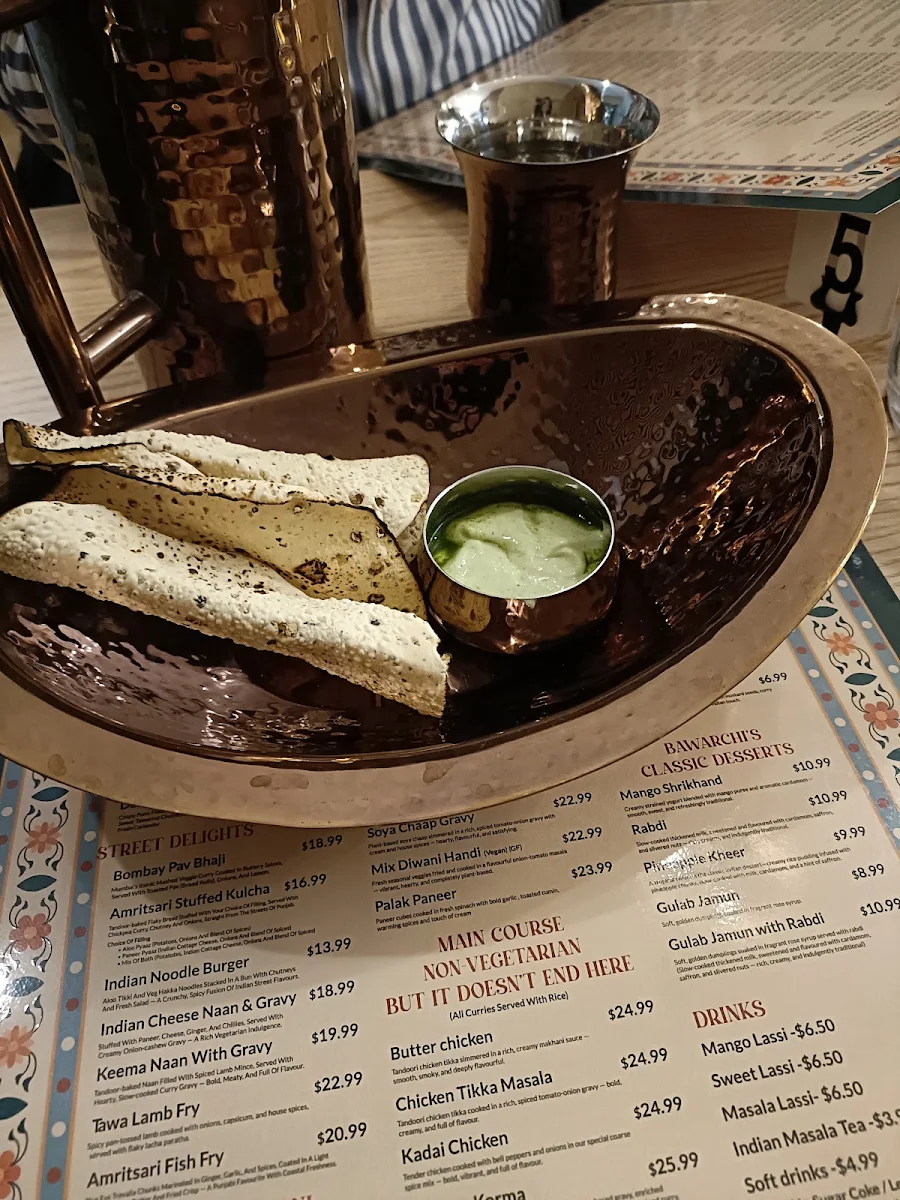 Menu, Bawara Bawarchi