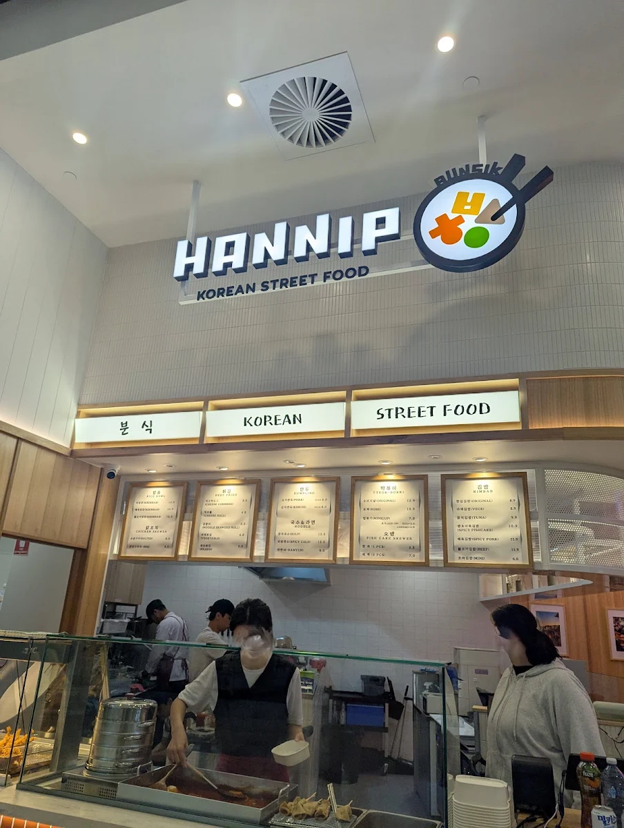 Menu, Bunsik Hannip Korean Street Food