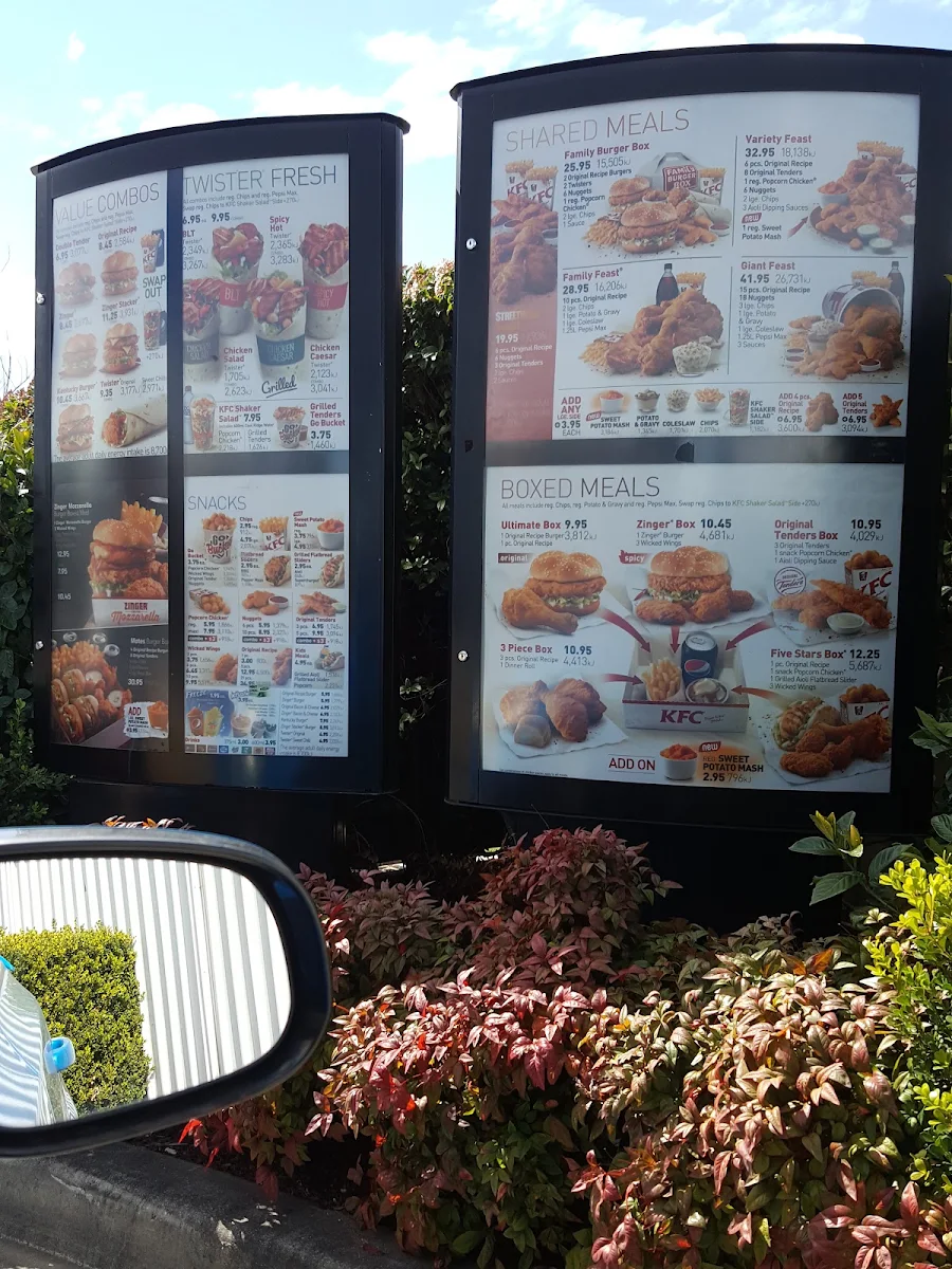 Menu, KFC Werrington