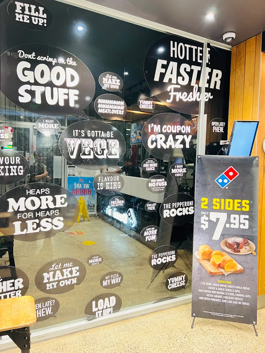 Menu, Domino's Pizza Wyndham Vale