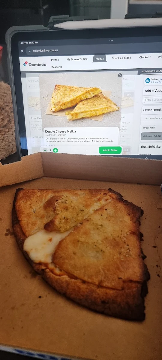 Menu, Domino's Pizza Wyndham Vale