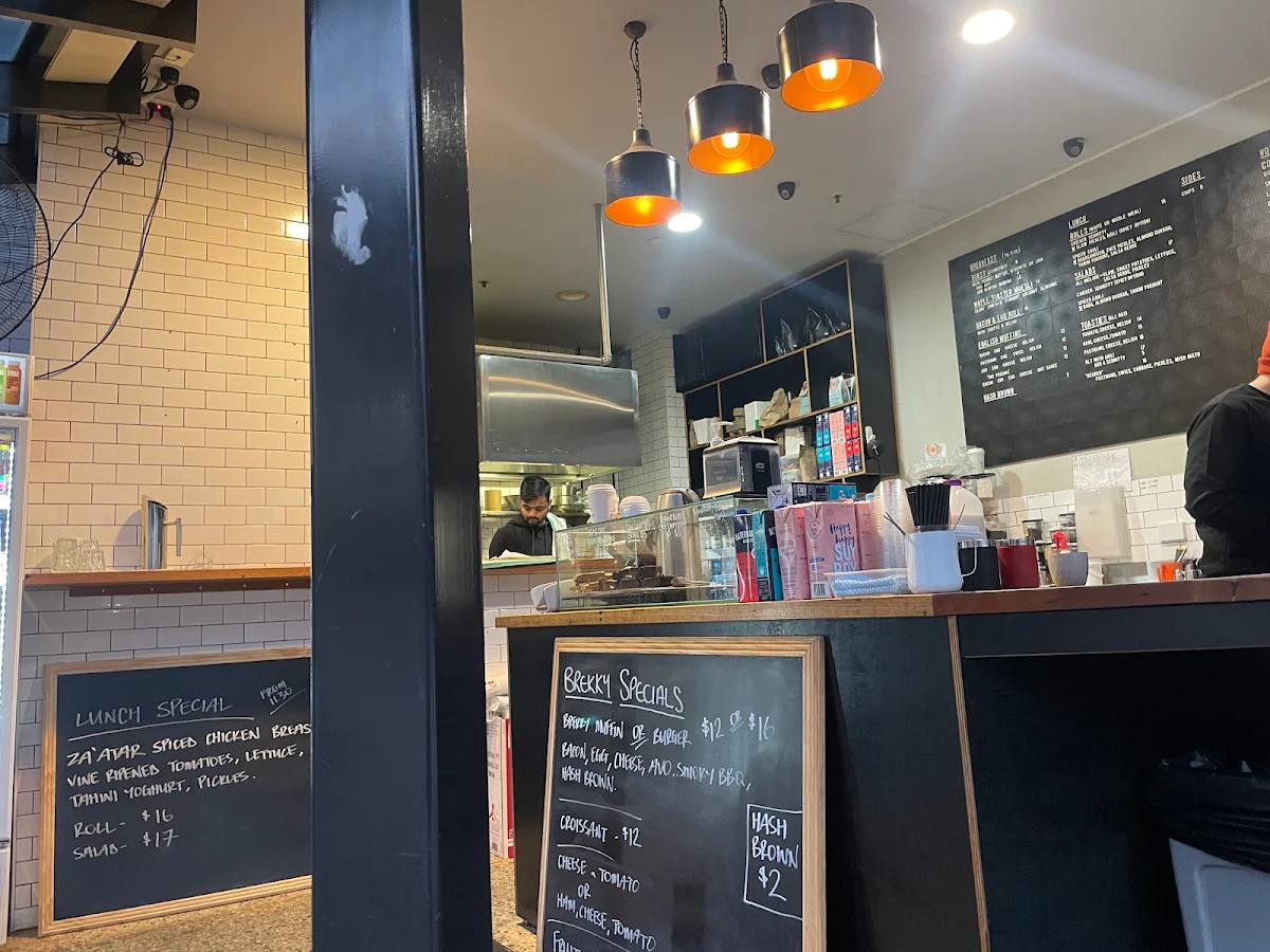 Menu, Marvie and Wolfe - Cafe