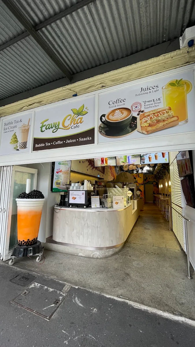 Menu, Eavy Cha Cafe