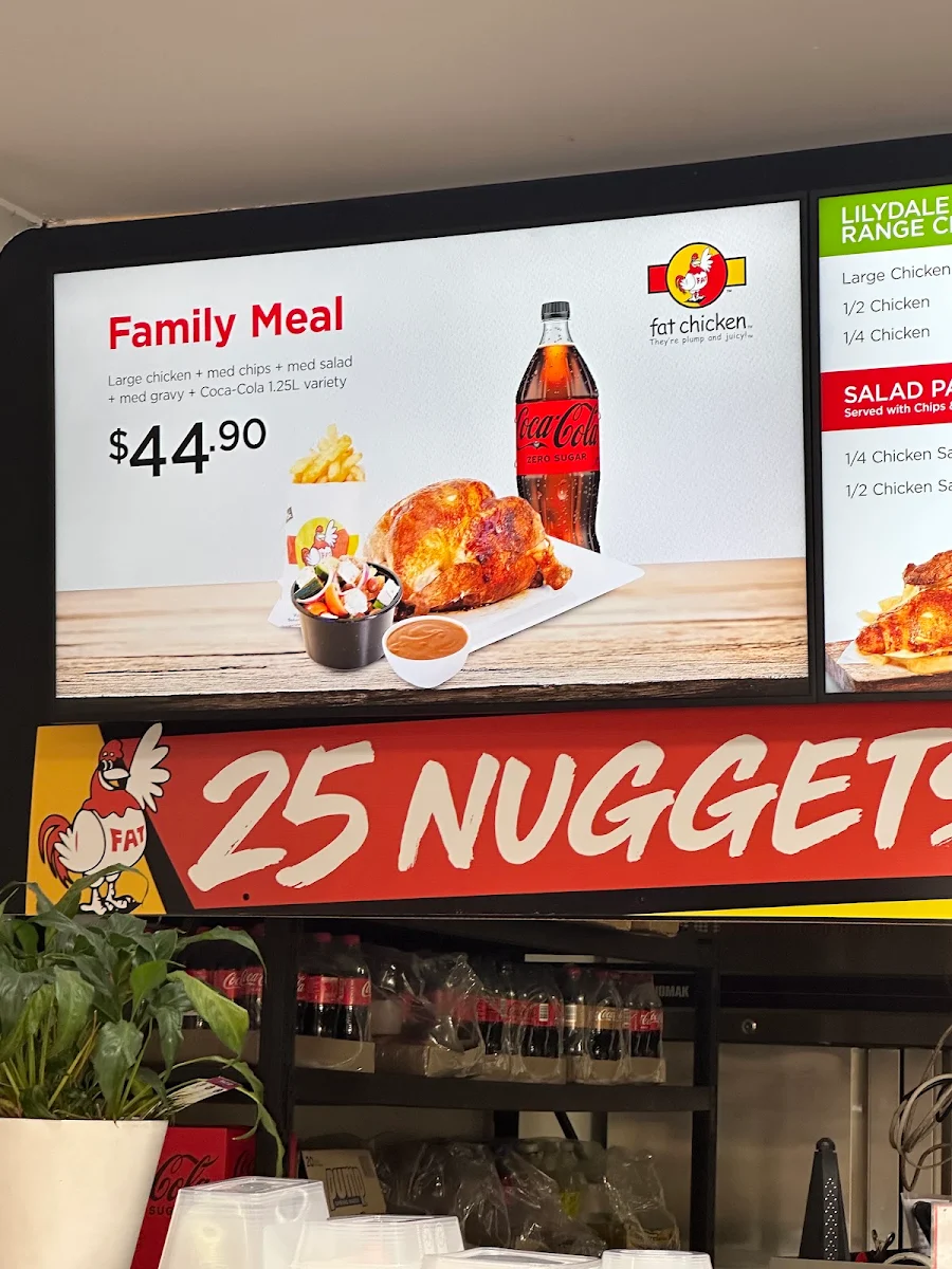 Menu, Fat Chicken