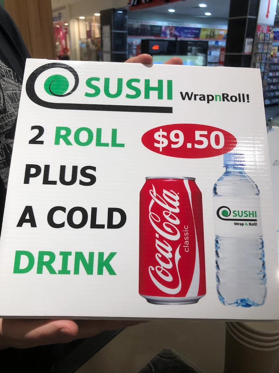 Menu, Sushi Wrap N Roll