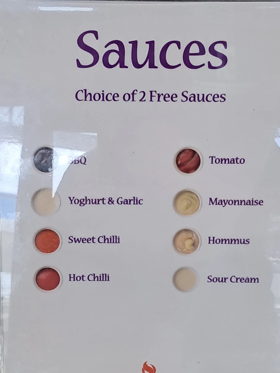 Menu, Origin Kebabs Rothwell Drive -Thru