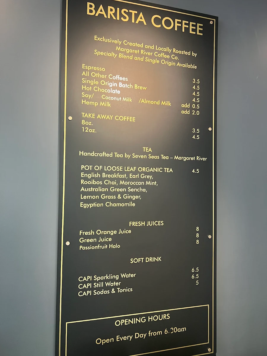 Menu, Deli QT