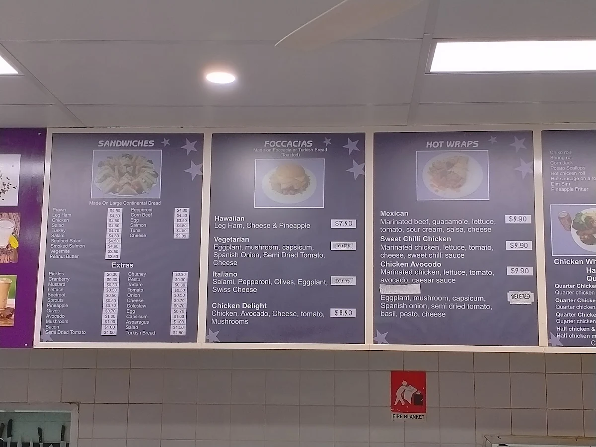 Menu, Seafood Wizard Takeaway