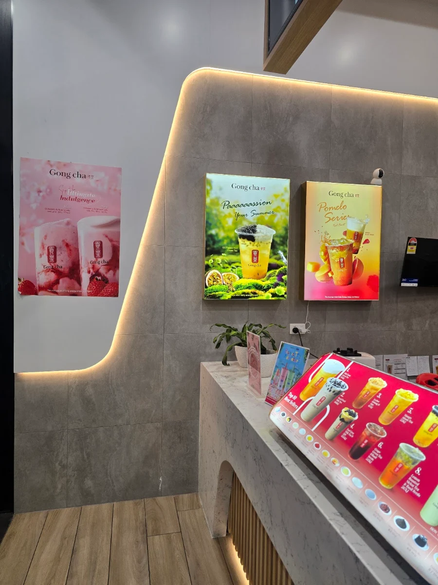 Menu, Gong Cha Colonnades