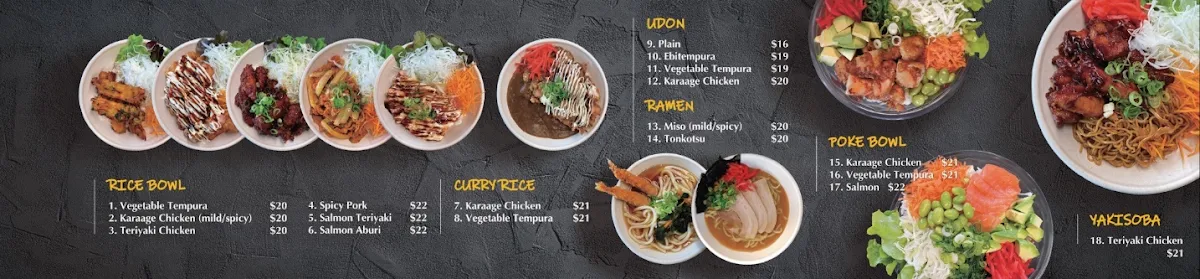 Menu, The Sushi Bar Capri