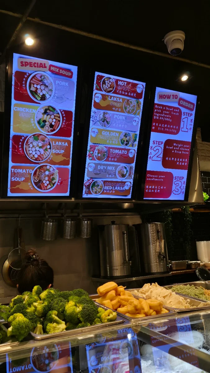 Menu, Longmenzhu Noodle Bar