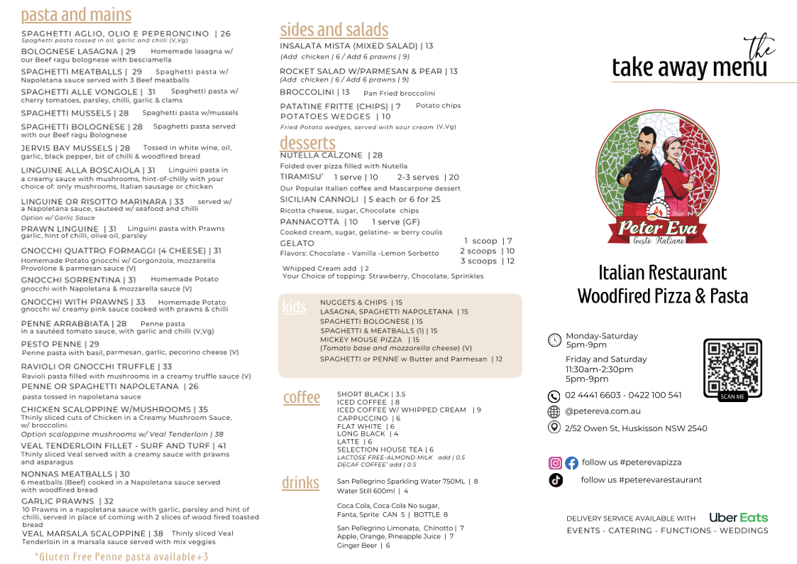 Menu photo 1