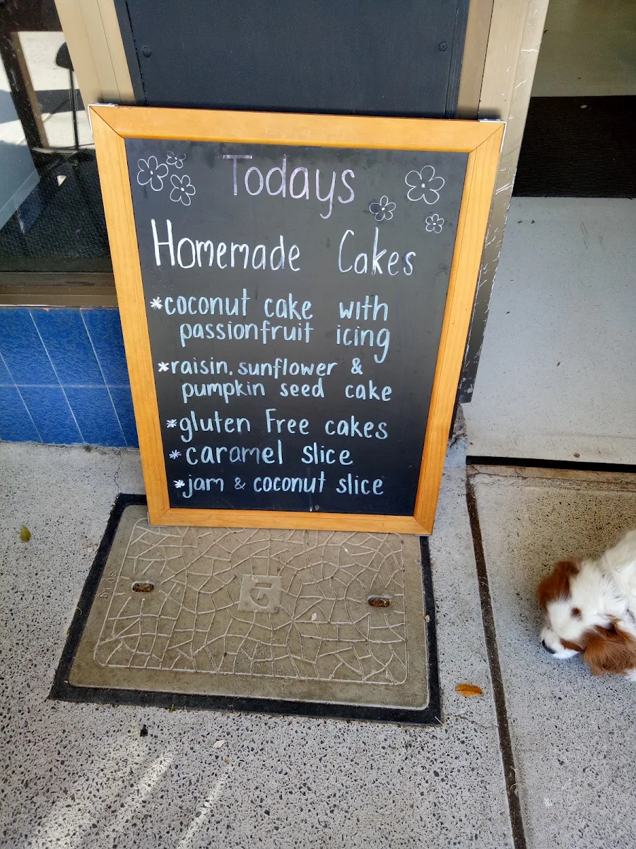 Menu, Cafe on Main
