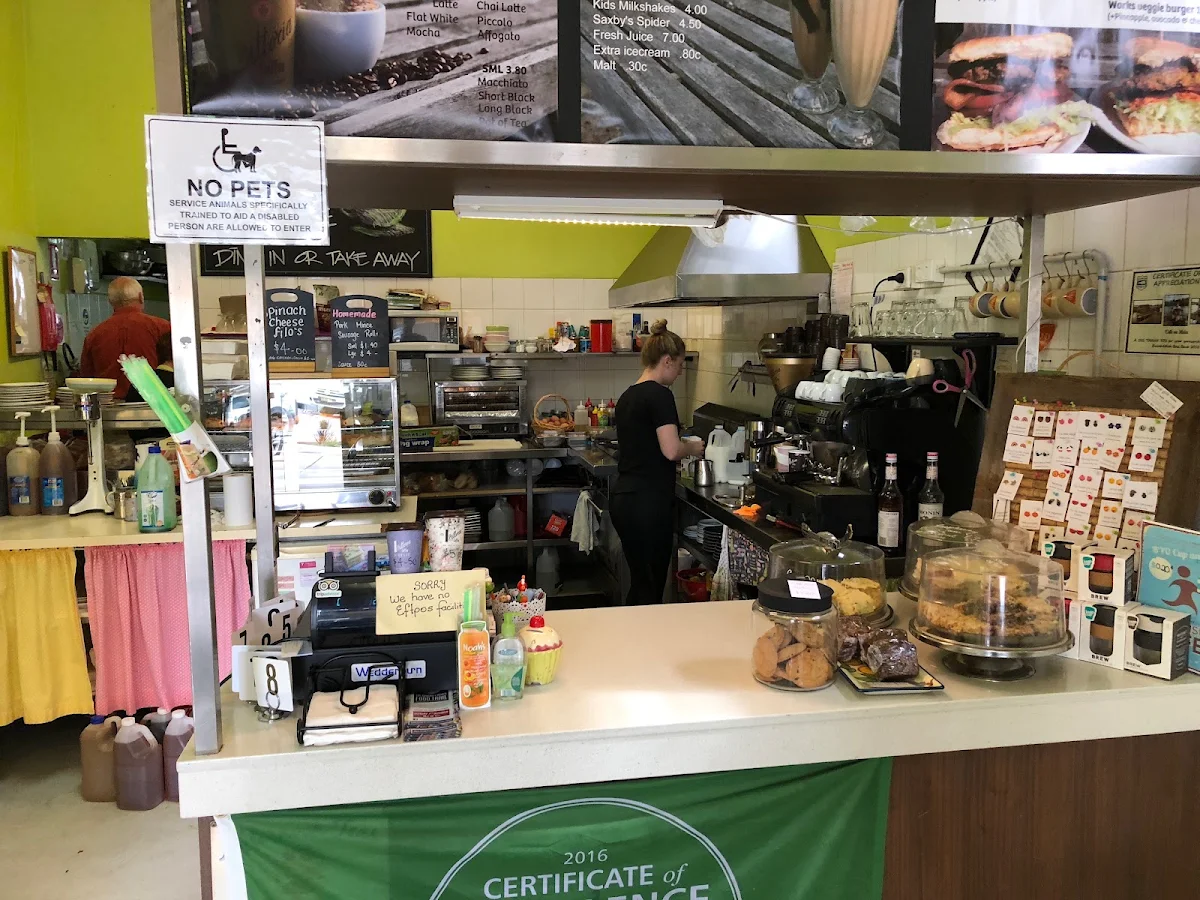 Menu, Cafe on Main