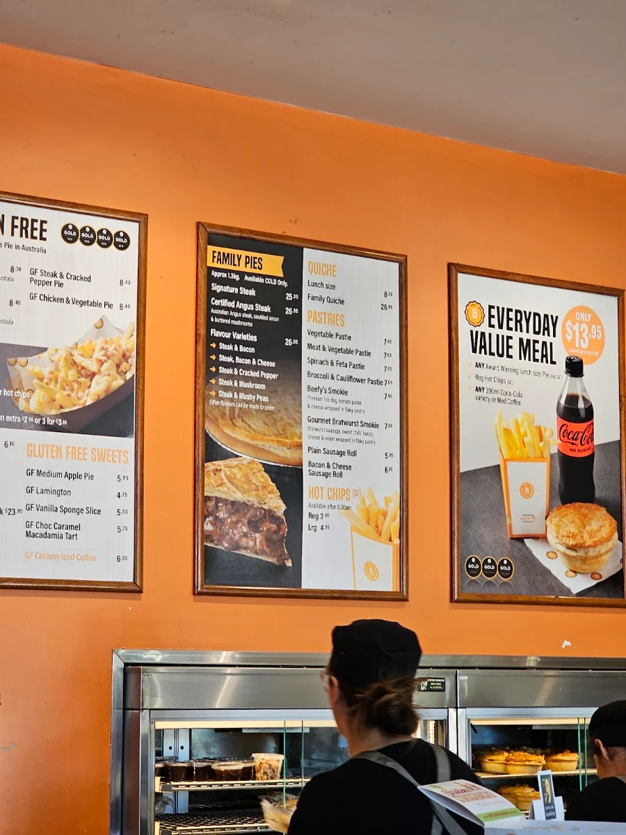 Menu, Beefy's Mango Hill