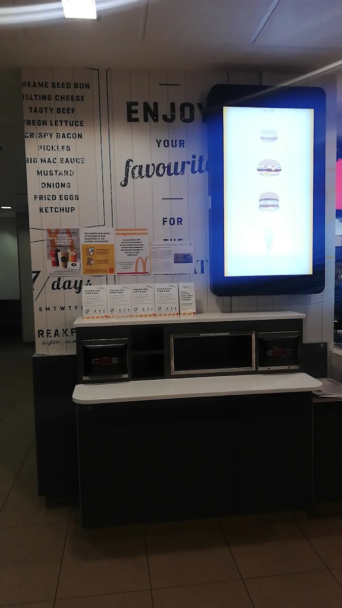 Menu, McDonald's Darlington