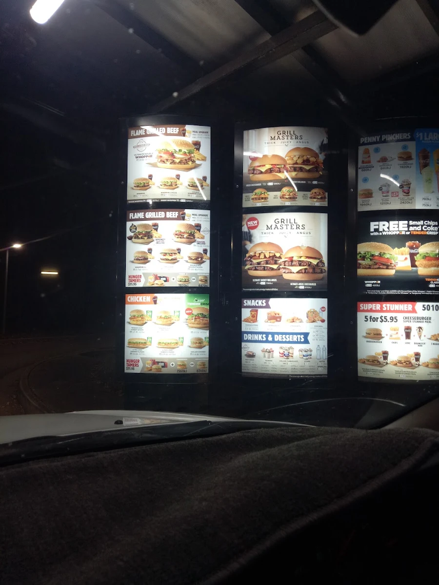 Menu, McDonald's Darlington