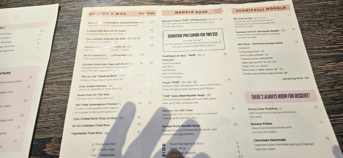 Menu, An Di