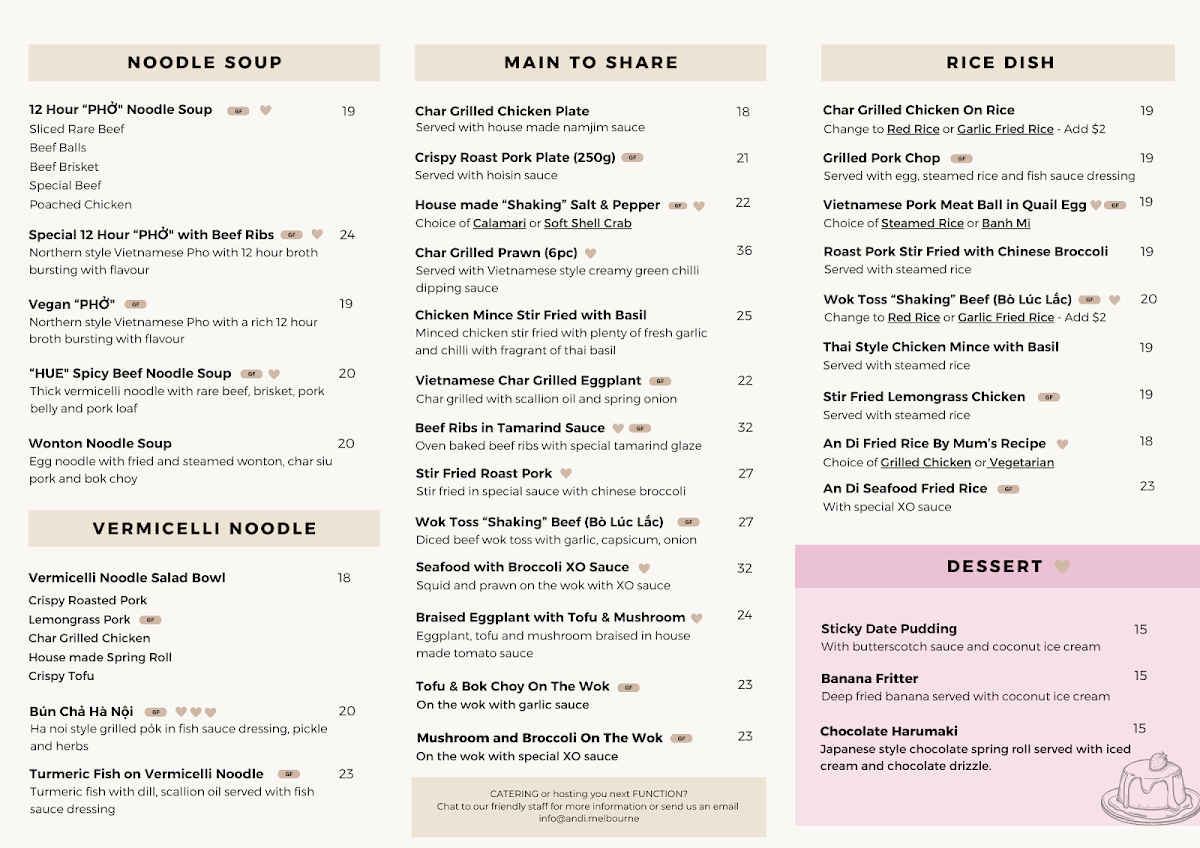 Menu, An Di