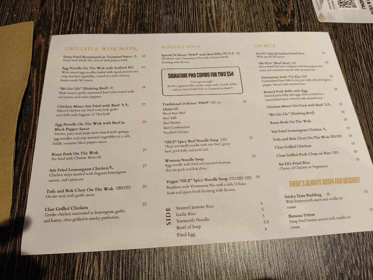 Menu, An Di