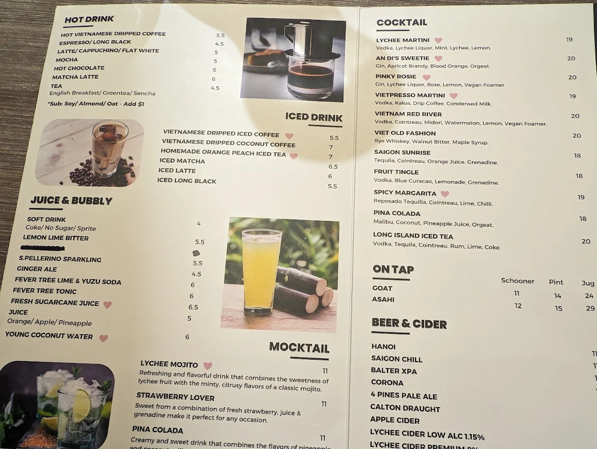 Menu, An Di