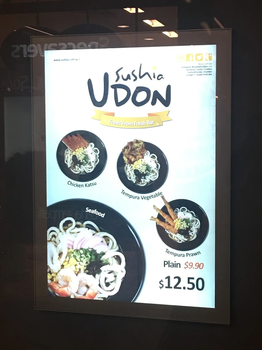 Menu, Sushia Cloisters Plaza
