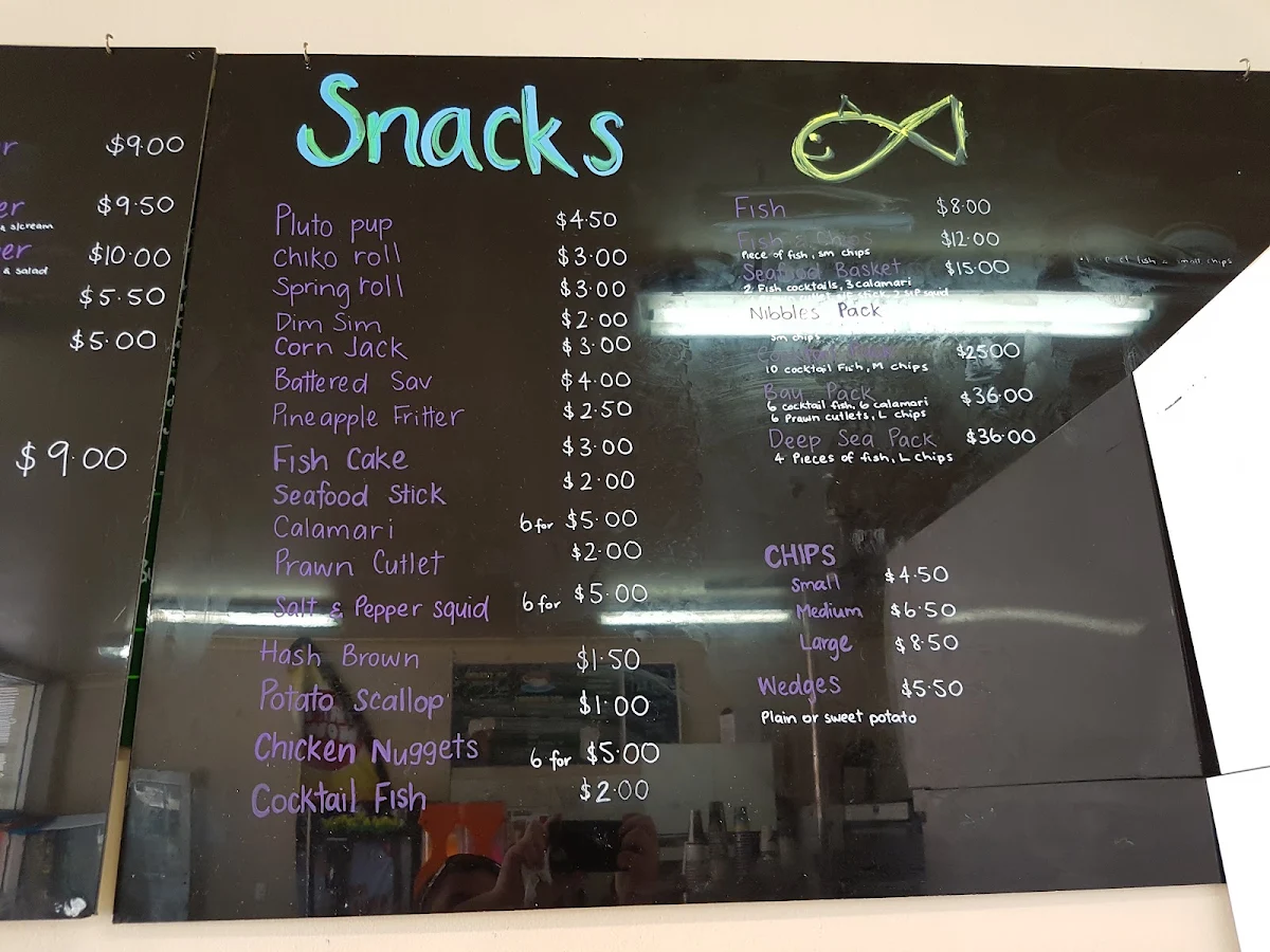 Menu, Jimmy's Hawks Nest