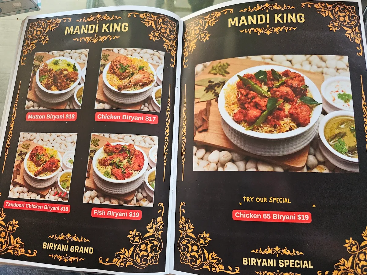 Menu, Mandi king wentworthville
