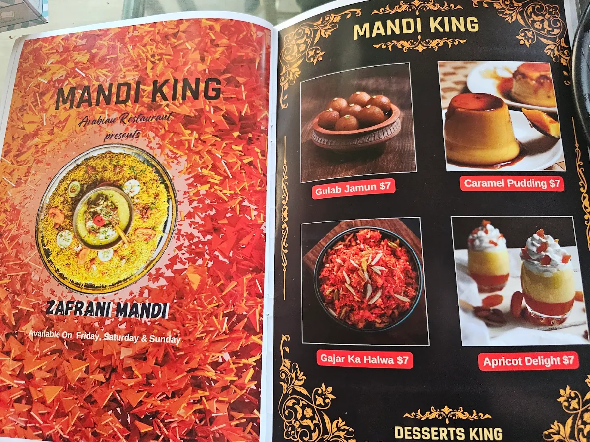 Menu, Mandi king wentworthville