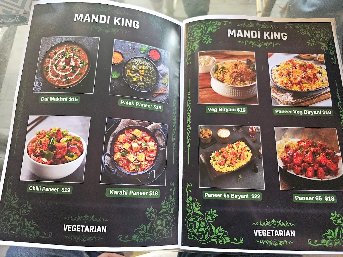 Menu, Mandi king wentworthville