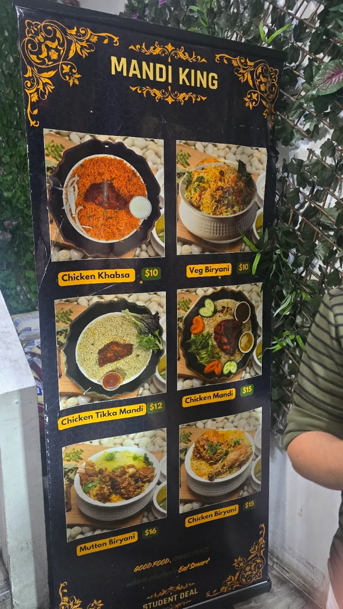 Menu, Mandi king wentworthville
