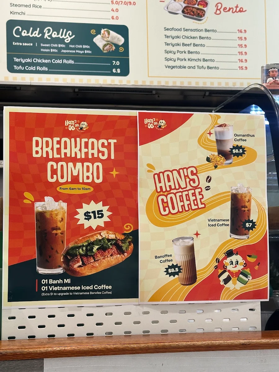 Menu, Han's on OG - Sushi & Roll (Your local Asian takeaway)