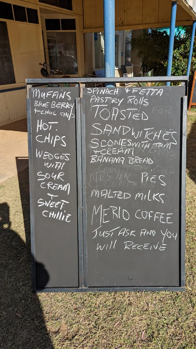 Menu, Starlight Cafe
