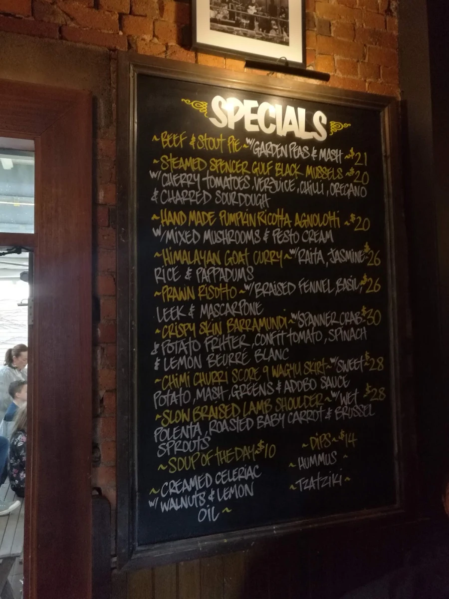 Menu, The Standard Hotel