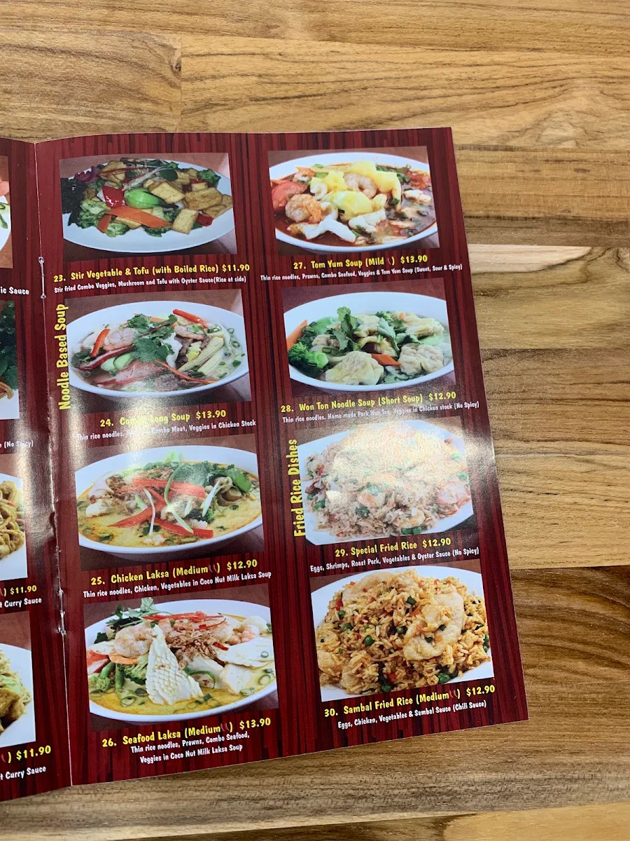 Menu, GoodAsian Coolum Beach