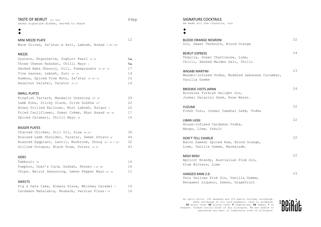 Menu photo 1