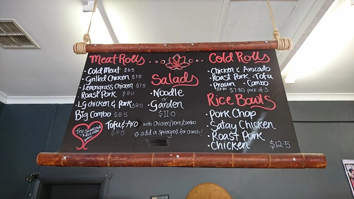 Menu, Roll'N On Bower