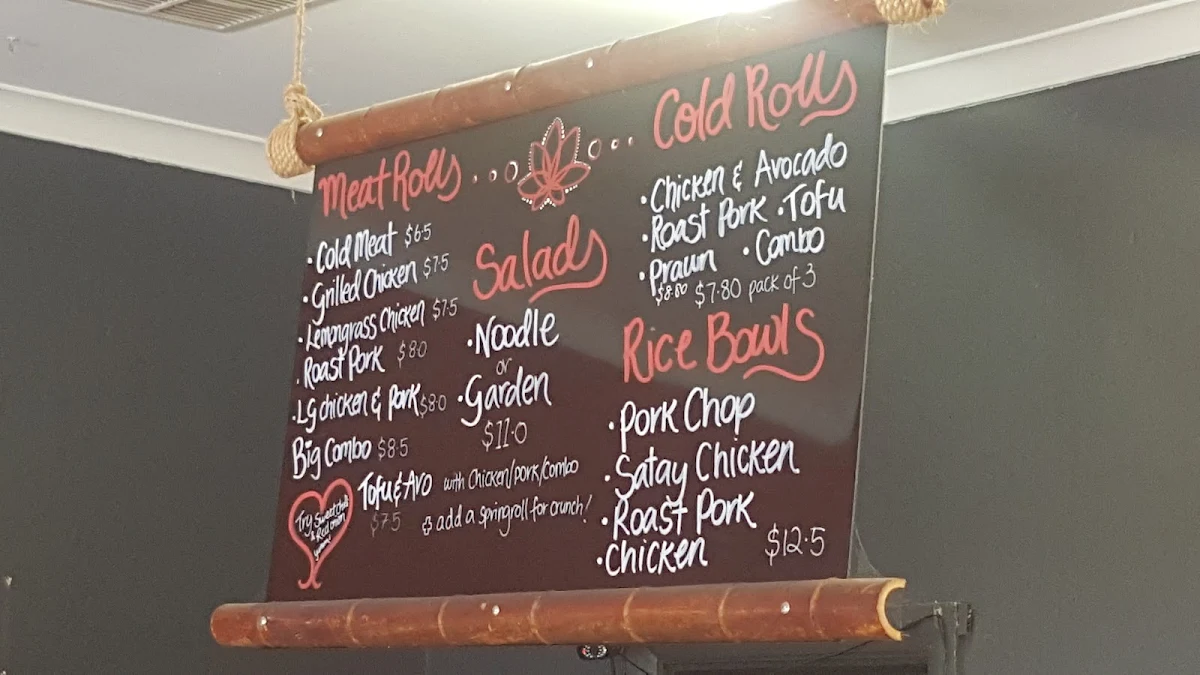 Menu, Roll'N On Bower