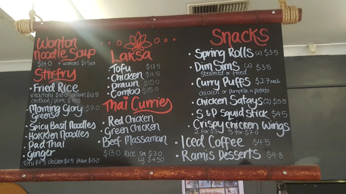 Menu, Roll'N On Bower