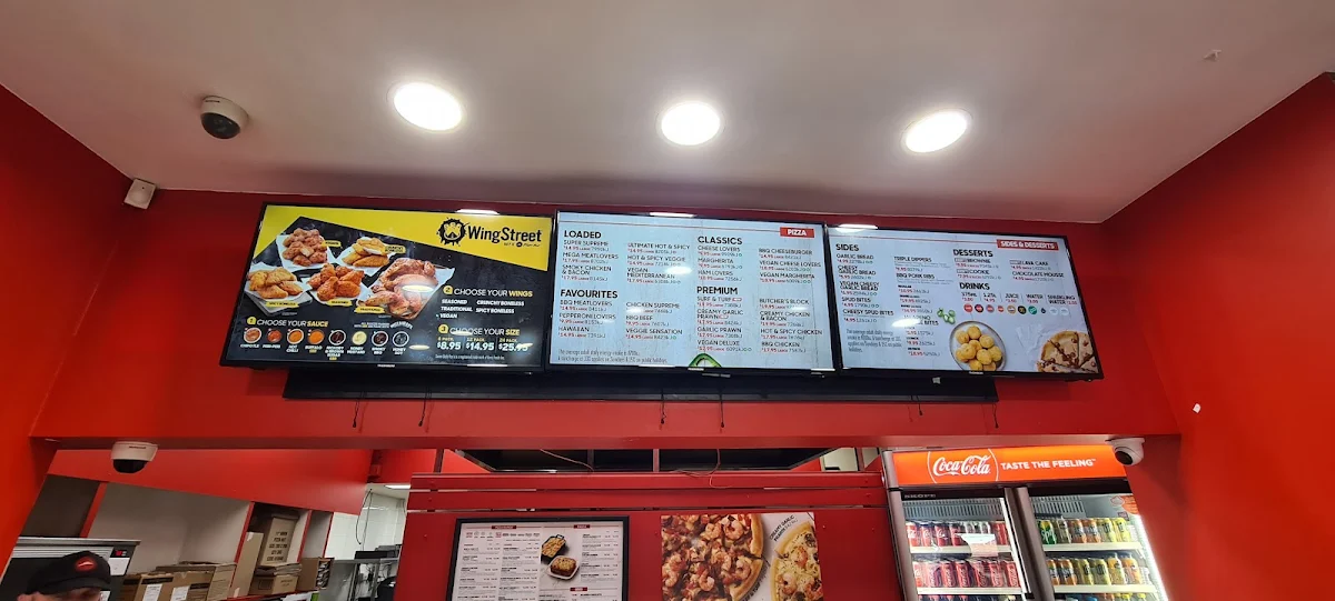 Menu, Pizza Hut West Pennant Hills