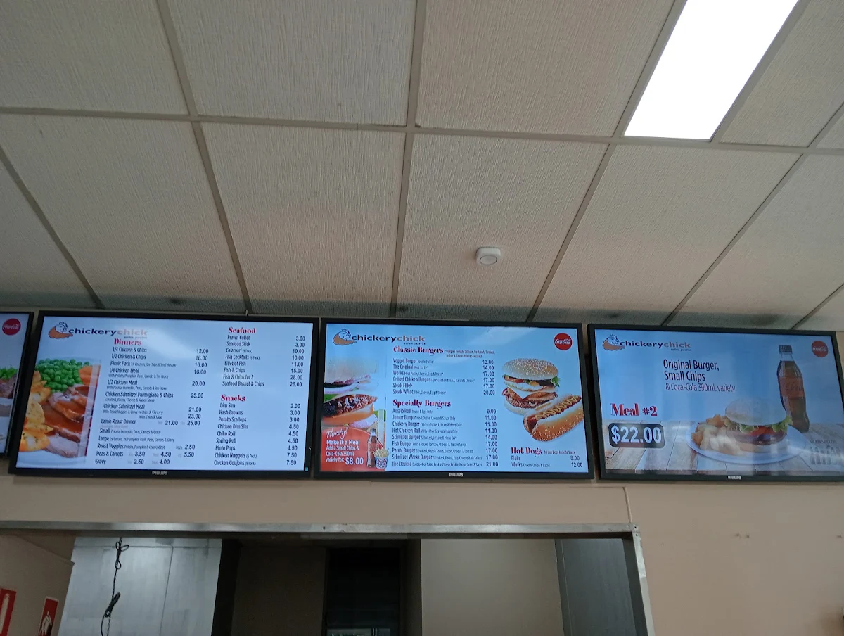 Menu, Chickery Chick