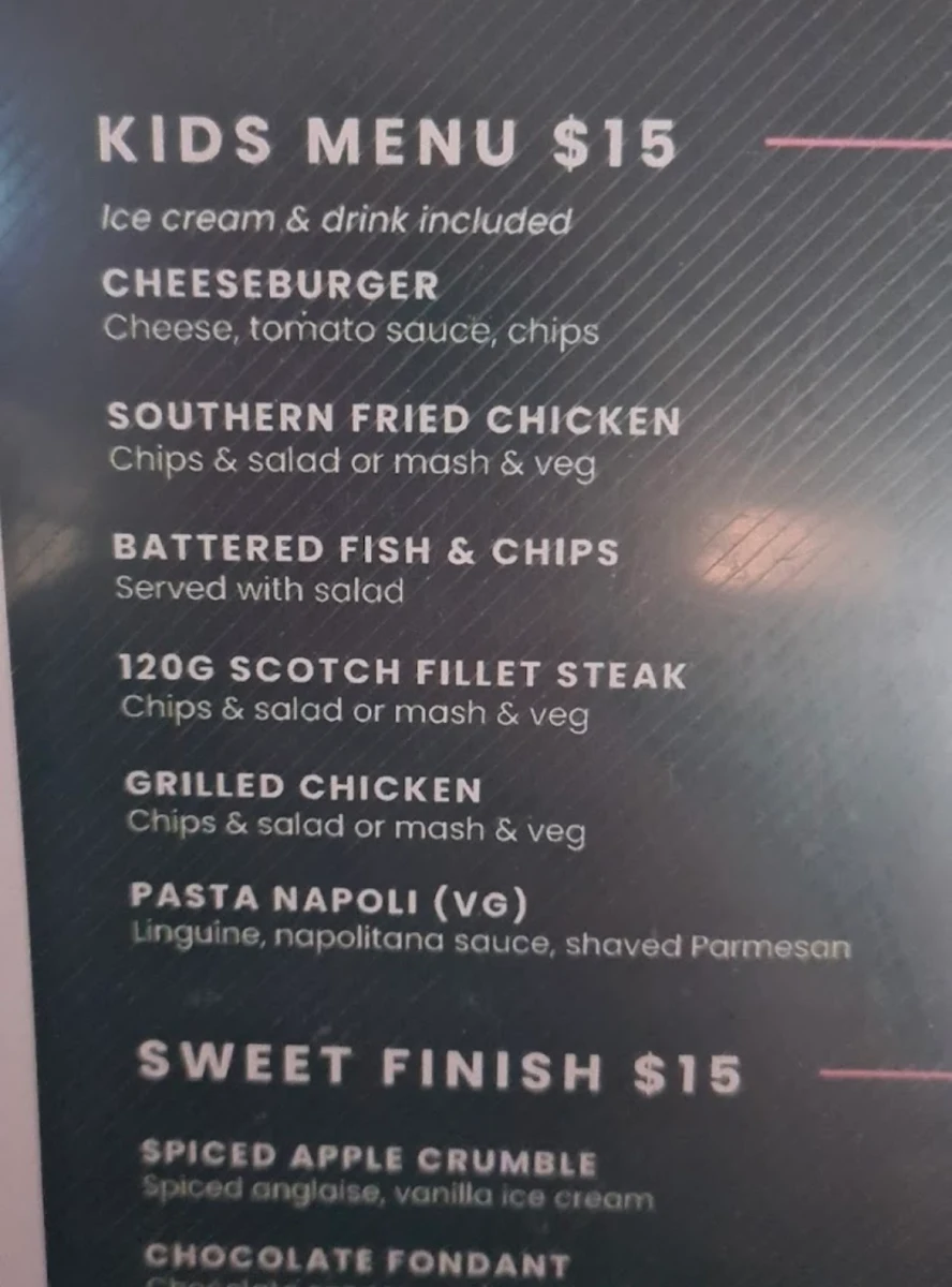 Menu, Beverly Hills Hotel
