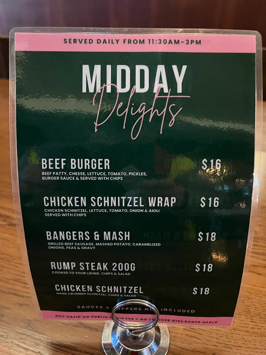 Menu, Beverly Hills Hotel