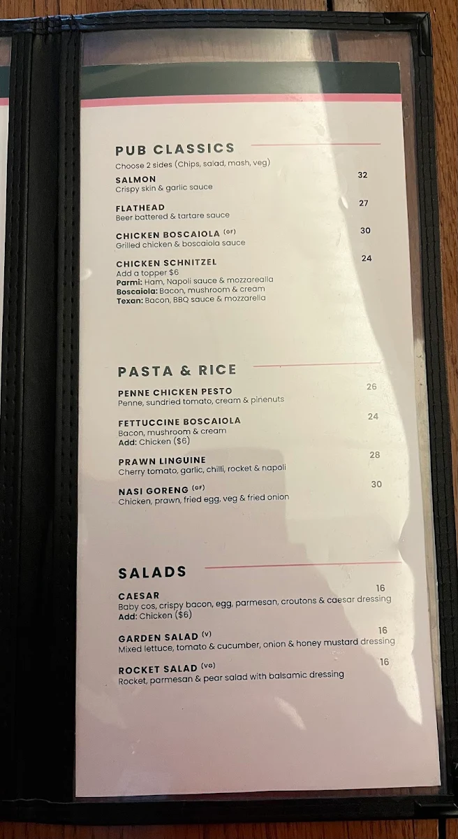 Menu, Beverly Hills Hotel