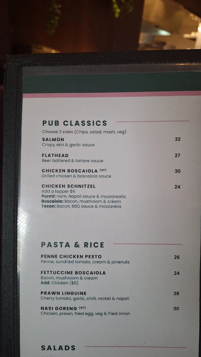 Menu, Beverly Hills Hotel