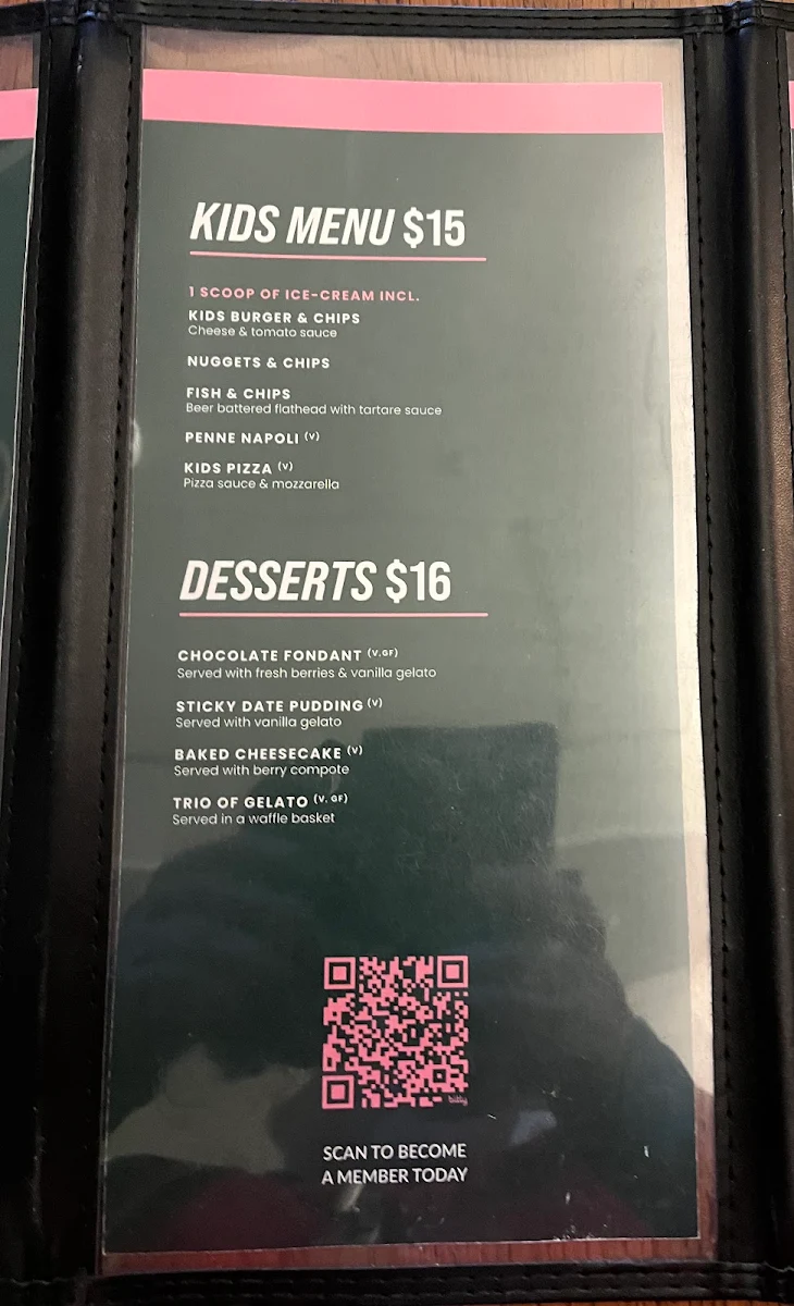 Menu, Beverly Hills Hotel