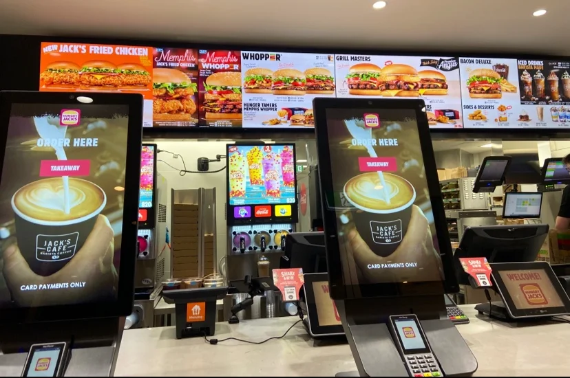 Menu, Hungry Jack's Burgers Herston